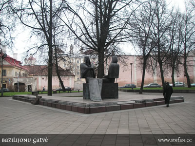 Parkanlage an der Bazilijonu gatve